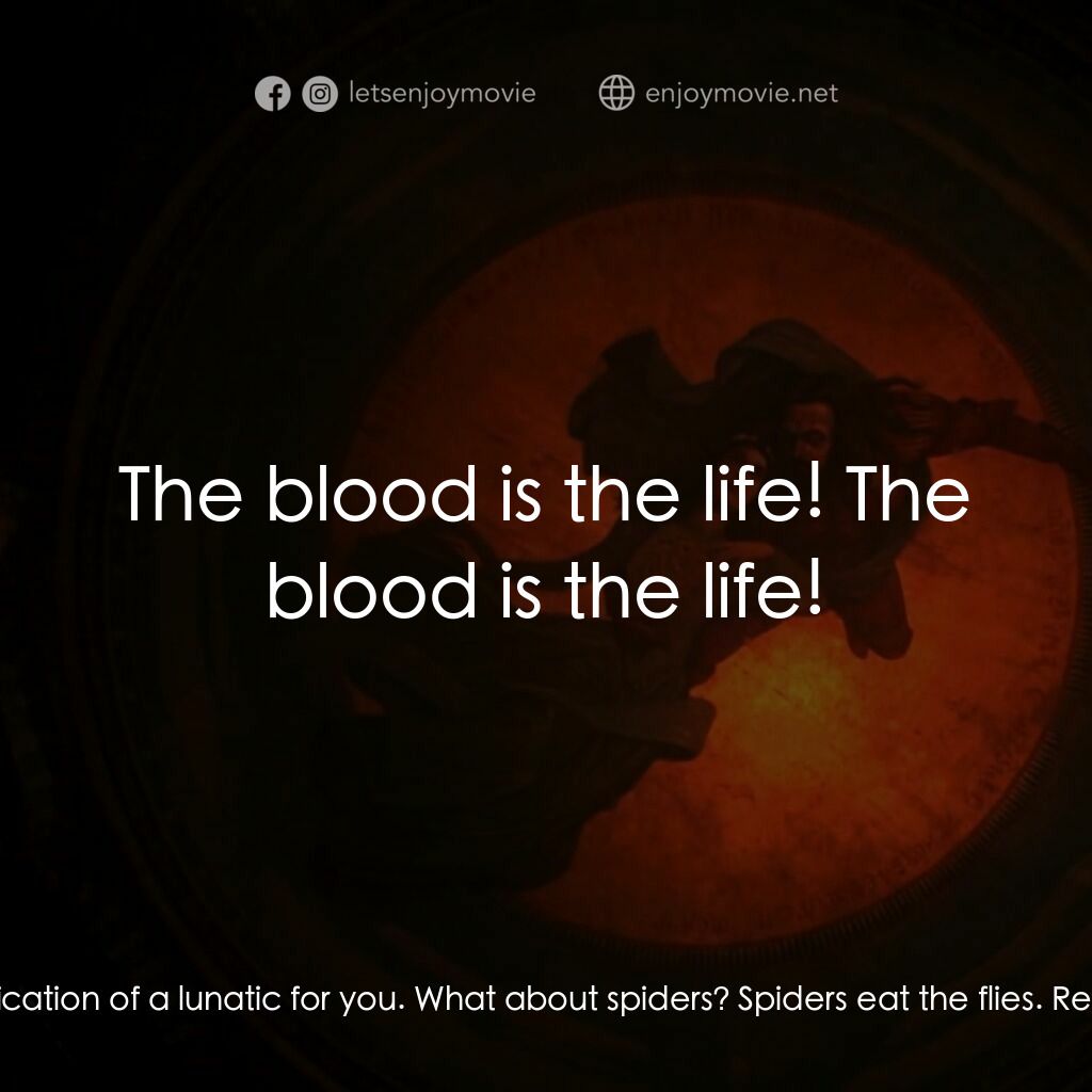 吸血鬼：真愛不死電影對白：Renfield:  Would you care for a hors d'oeuvre, Dr. Seward or a canapé? Doctor Jac