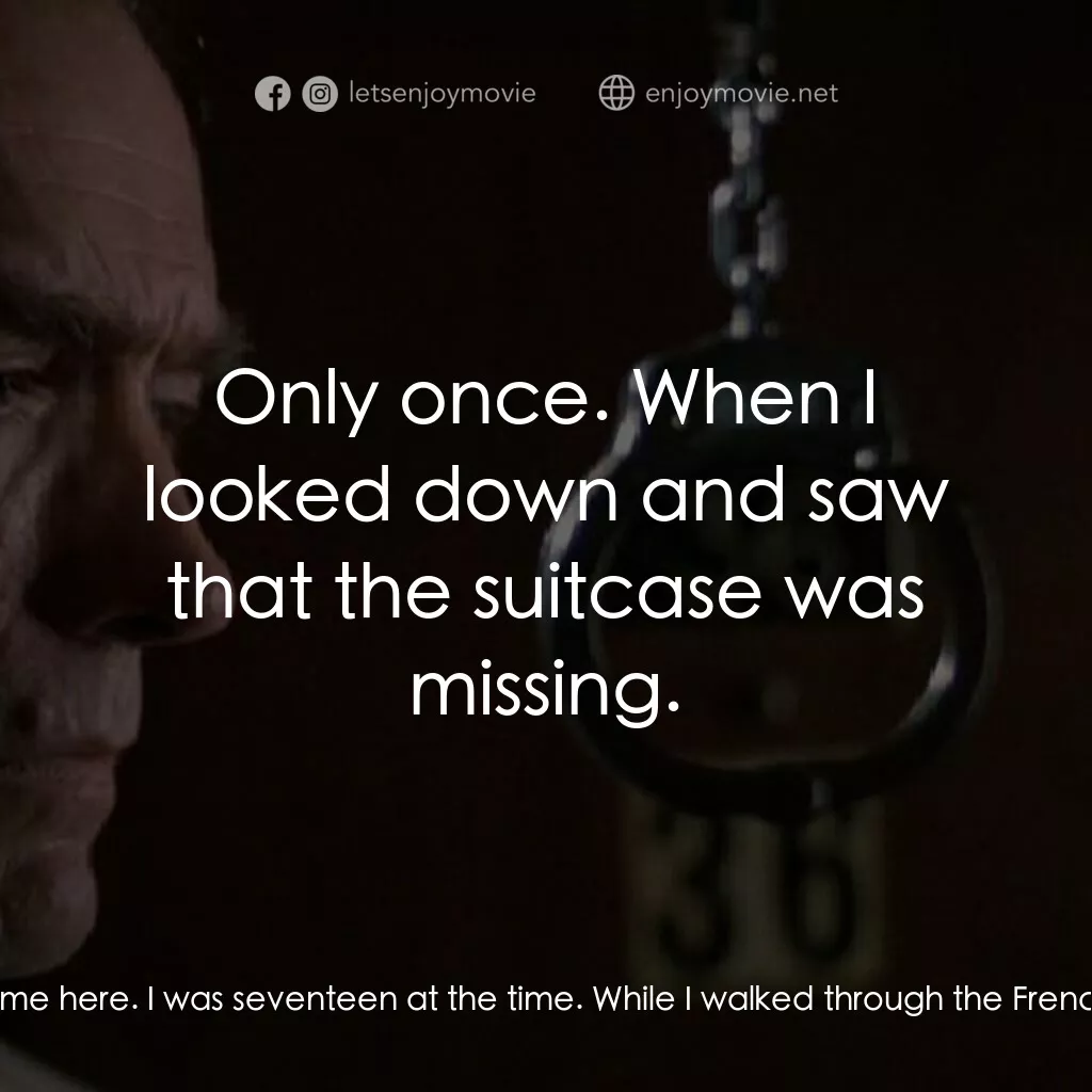 《黑色手銬》經典台詞：Wes Block:  Twenty-eight years ago I borrowed 40 d ...