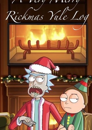《A Very Merry Rickmas Yule Log》電影海報