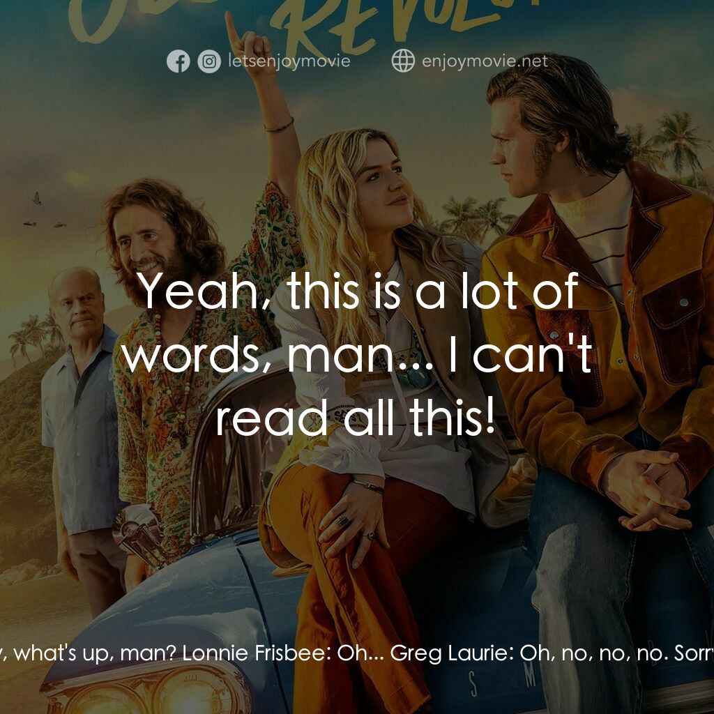 《耶穌革命》經典台詞：Greg Laurie:  Hey man, do you know Jesus? Malibu:  ...