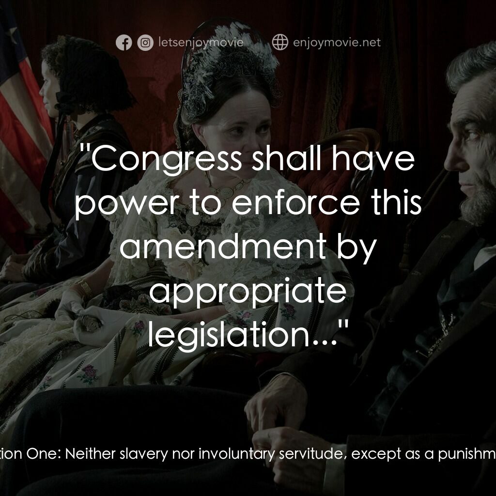 林肯電影對白：Thaddeus Stevens:  Read it to me again, my love. Lydia Smith:  