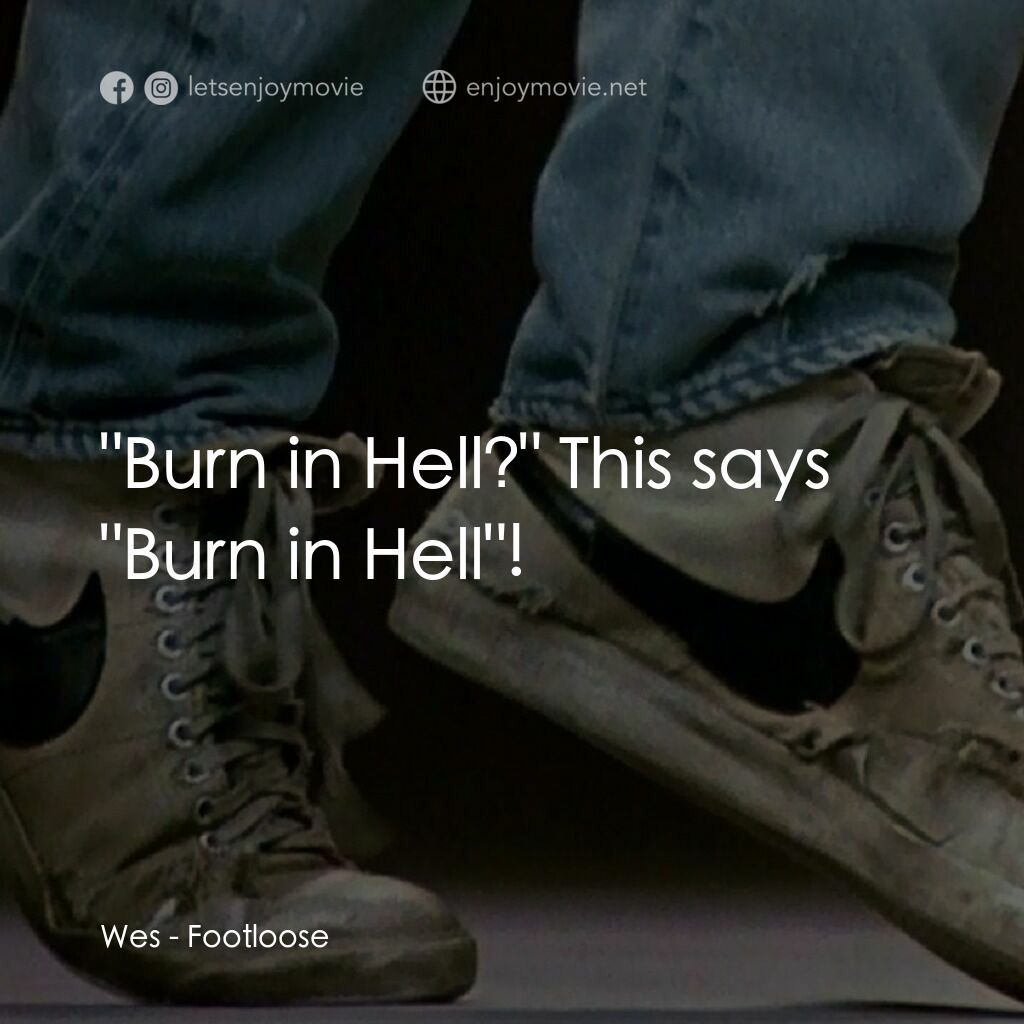 渾身是勁電影對白：Wes:  