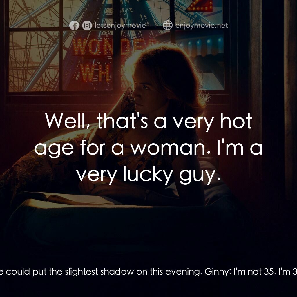 《愛情摩天輪》經典台詞：Mickey:  Nothing you could tell me could put the s ...