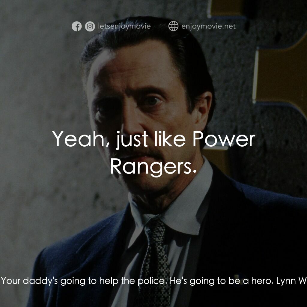 絕命時刻電影對白：Lynn Watson:  Where's my daddy going? Ms. Jones:  Your daddy's going to help the 