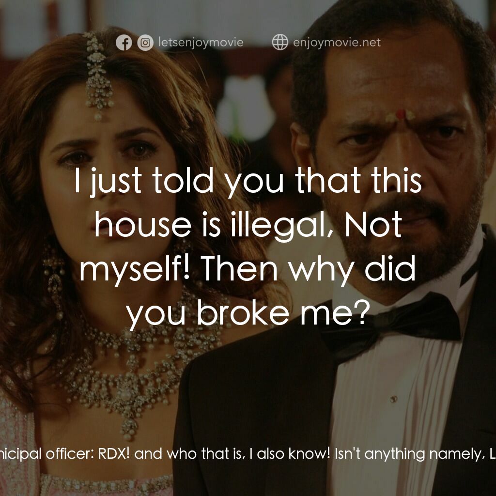 我女神來自黑幫電影對白：Municipal officer:  Who's Udday among you? Municipal officer:  Hello Mr. Udday! P