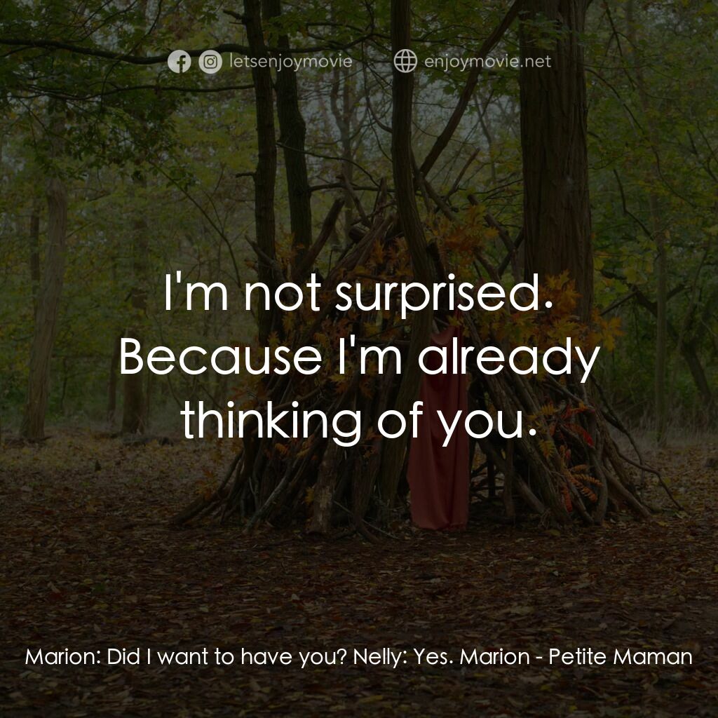 《迷你孖媽》經典台詞：Marion:  Did I want to have you? Nelly:  Yes. Mari ...