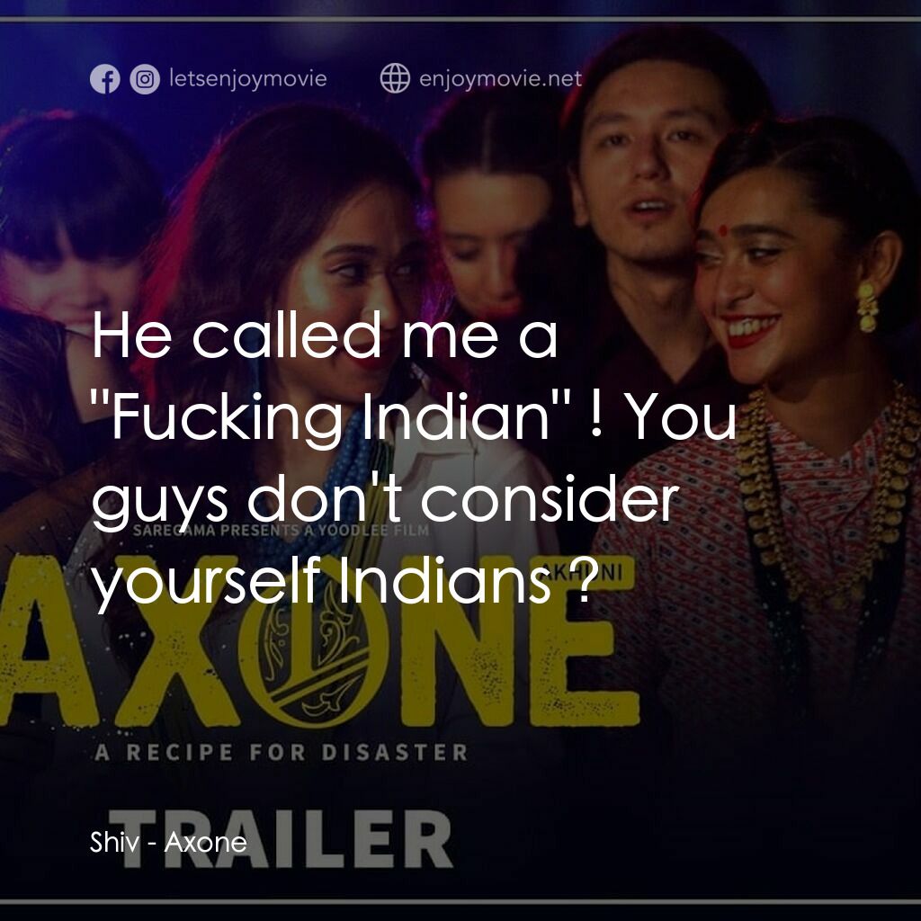 激臭婚宴電影對白：Shiv:  He called me a 