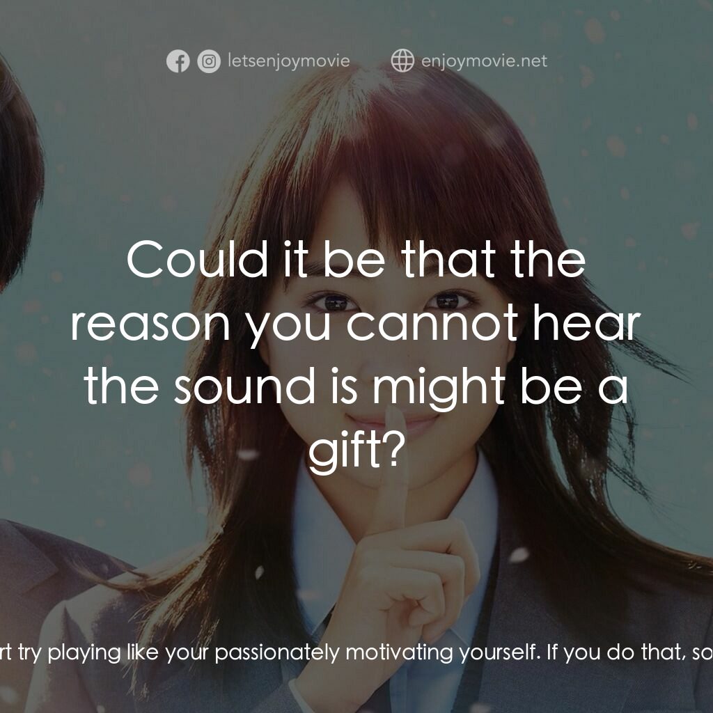 《四月是你的謊言》經典台詞：Hiroko Seto:  Come on ! Like before, with all your ...