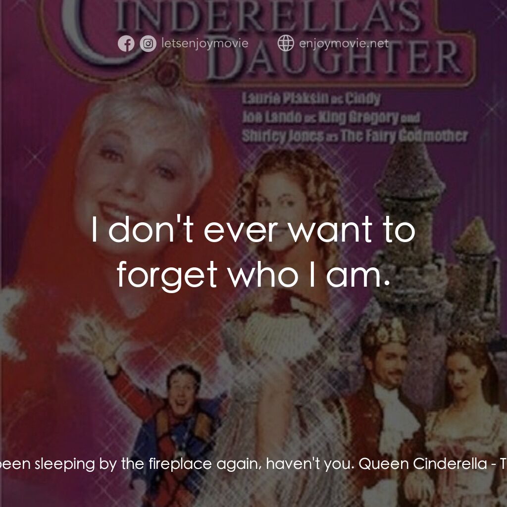 《The Adventures of Cinderella's Daughter》經典台詞：Fairy Godmother:  Look at you. You've been sle ...