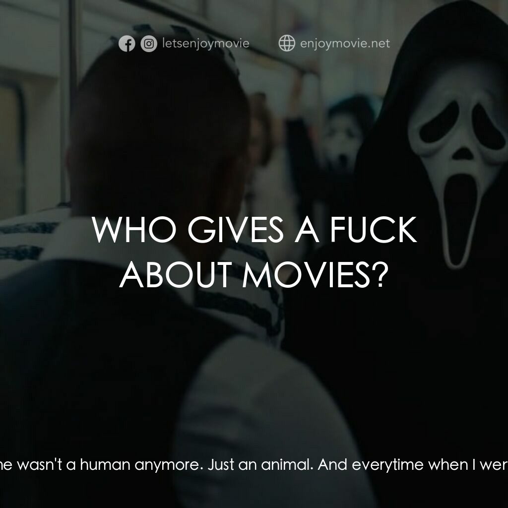 奪命狂呼 6電影對白：Jason Carvey:  I'm sorry, okay? I just got massive blue balls. I had to practice.