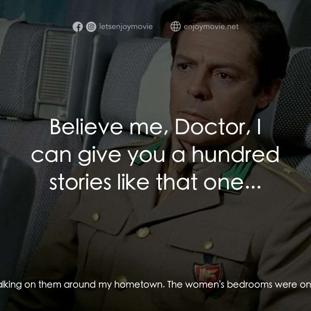 卡薩諾瓦電影對白：Major Andrea Rossi-Colombotti:  My earliest memory is of making a pair of stilts 