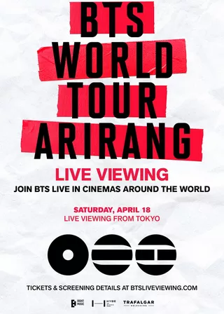 安可重播 BTS WORLD TOUR ‘ARIRANG’ IN JAPAN:海報