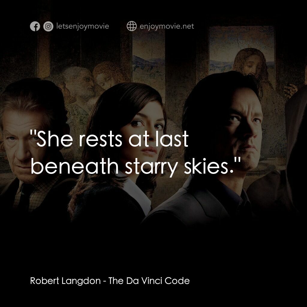 達文西密碼電影對白：Robert Langdon:  