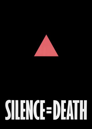 《Silence = Death》電影海報