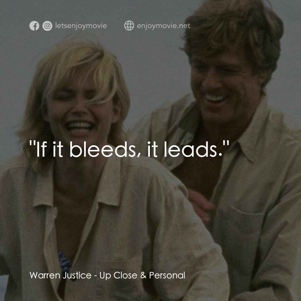 因為你愛過我電影對白：Warren Justice:  