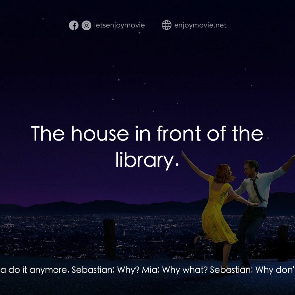 星聲夢裡人電影對白：Mia:  Maybe I'm one of those people that has always wanted to do it, but it's lik