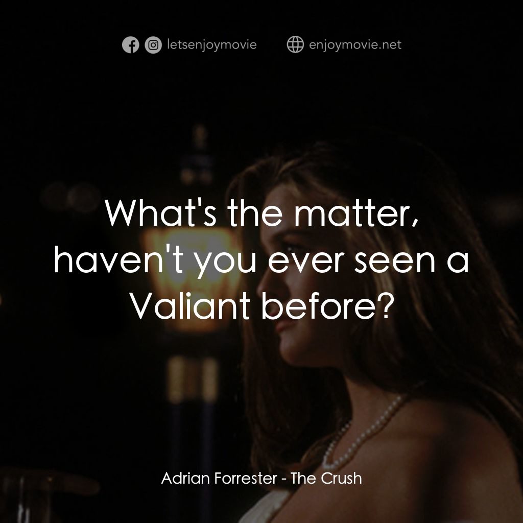 《推動情人的床》經典台詞：Adrian Forrester: What's the matter, haven' ...