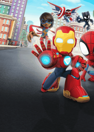 《Spidey and Iron Man: Avengers Team-Up!》電影海報