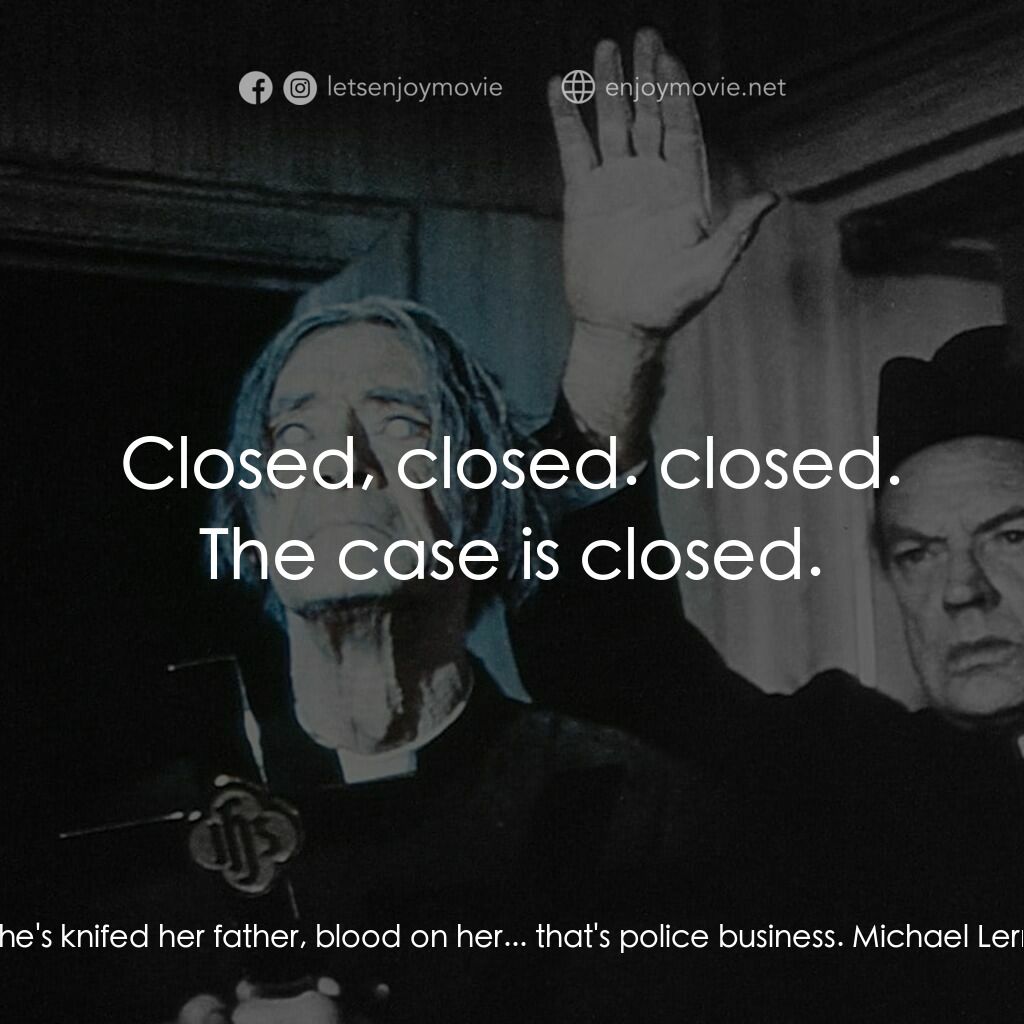 《鬼屋奇談》經典台詞：Det. Gatz:  Well, well, well. You have an ill effe ...