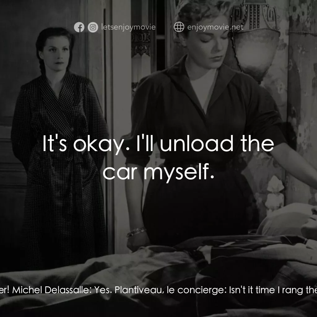 《浴室情殺案》經典台詞：Plantiveau, le concierge:  Headmaster! Michel Dela ...