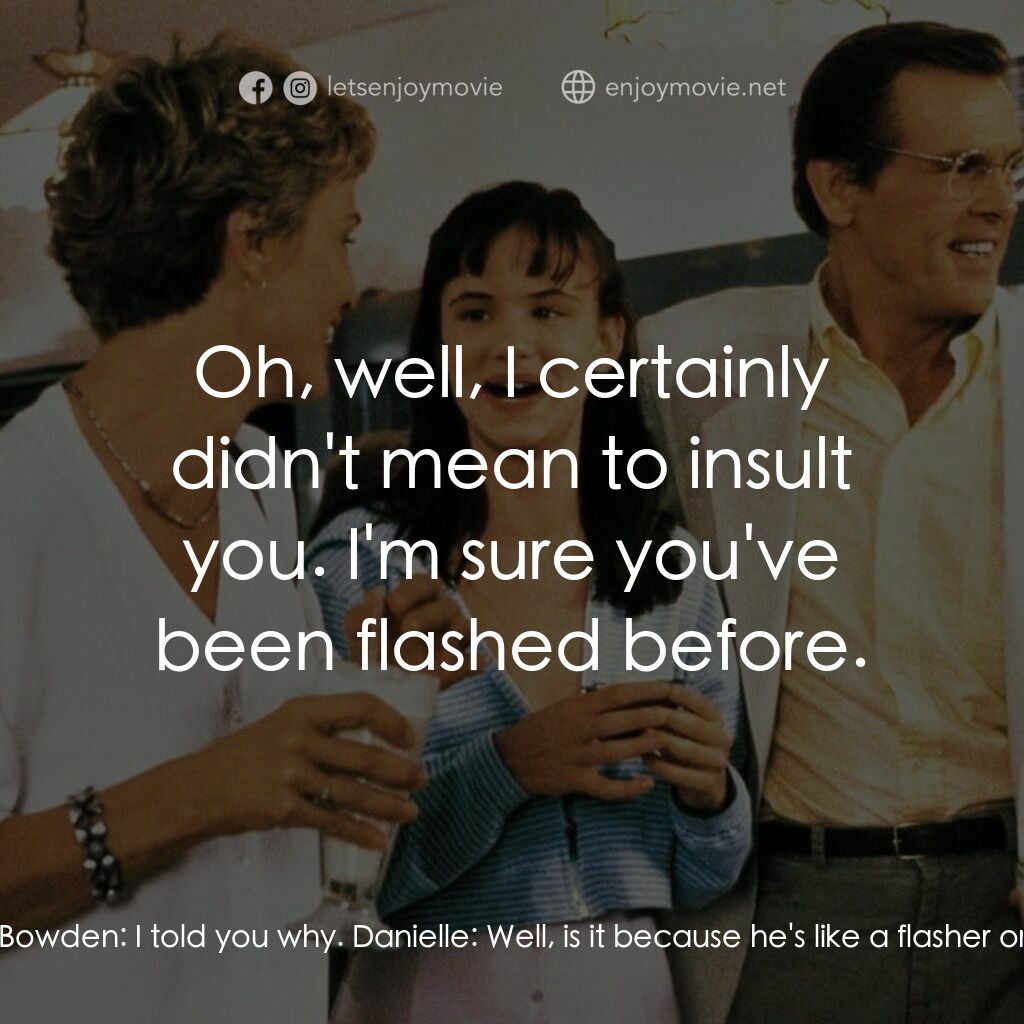 恐怖角電影對白：Leigh Bowden:  Hey, Dani, it's so quiet out here, and the light's so perfect, why