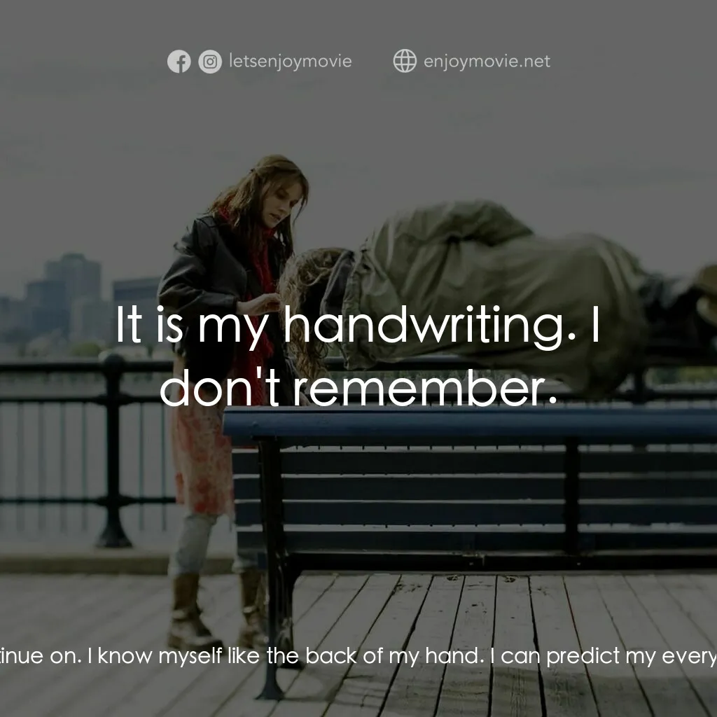 小國民尼謨電影對白：Jean:  Nemo, do I matter to you? I'd just like to ask you one question. Did you d