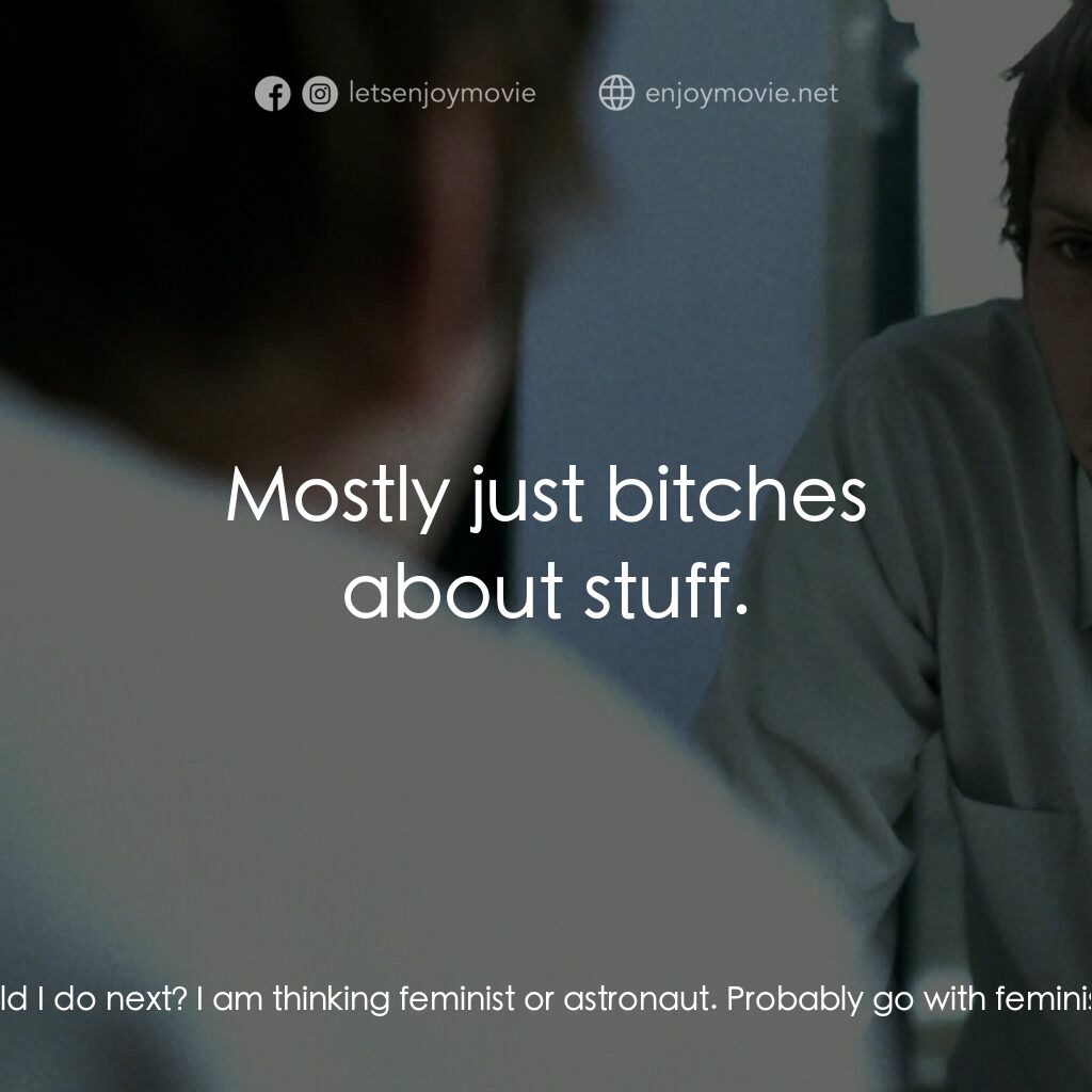 《鬼影螺旋》經典台詞：Amber:  So anyway. Now that I have conquered my cu ...