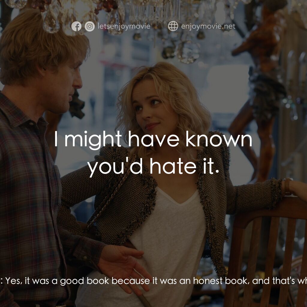 情迷午夜巴黎電影對白：F. Scott Fitzgerald:  Greetings and salutations. You'll forgive me, I've been mix