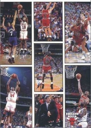 《Three-Peat - The Chicago Bulls' Historic Third Championship》電影海報