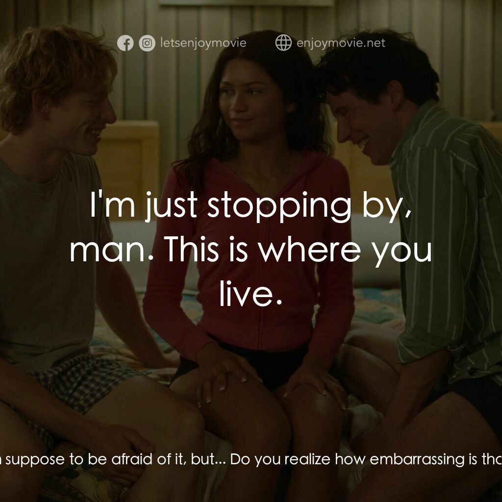 挑戰者電影對白：Art Donaldson:  Where does you swagger come from? I mean, you come in here swingi