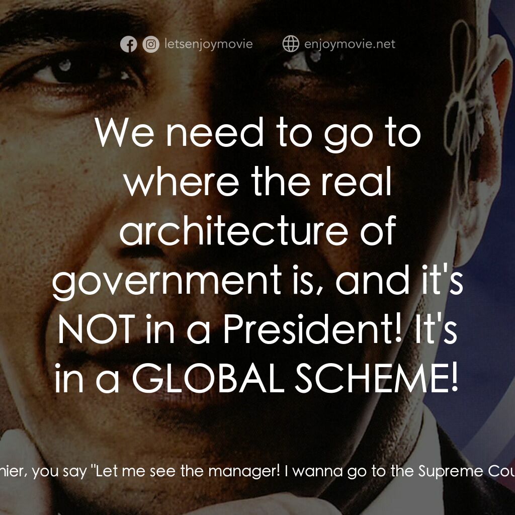 《奧巴馬的欺騙》經典台詞：KRS-One:  Barack is like the manager of Burger Kin ...