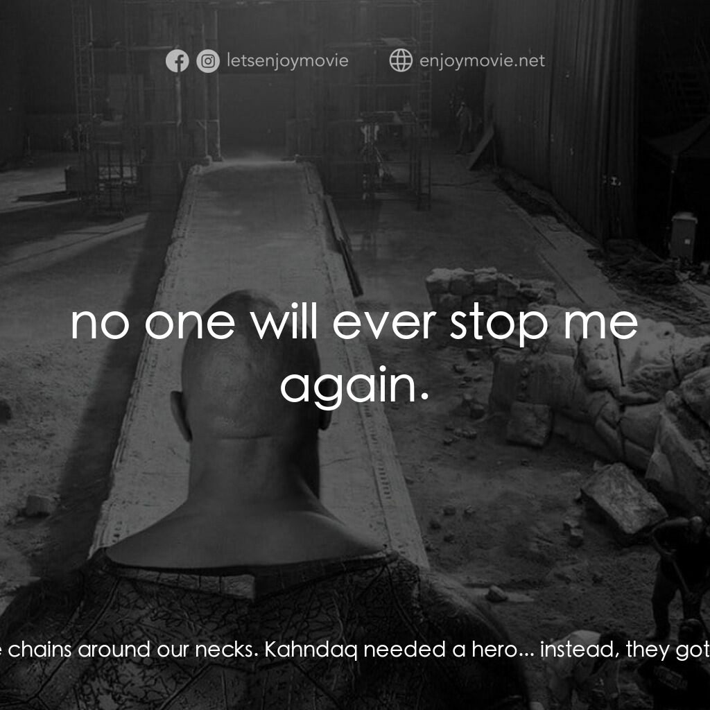 黑亞當電影對白：Teth-Adam:  Five thousand years ago, Kahndaq was a melting pot of cultures, wealt