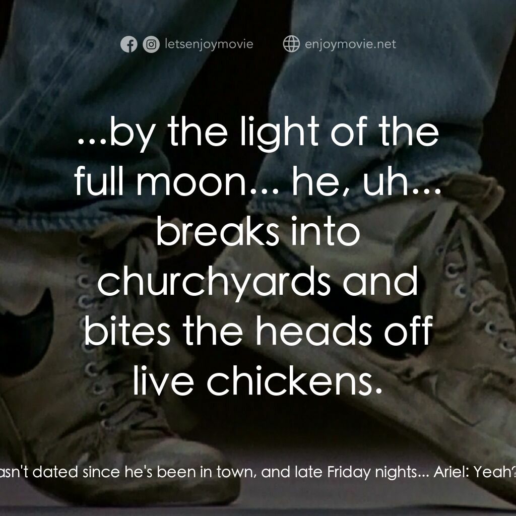 《渾身是勁》經典台詞：Rusty:  Okay, he hasn't dated since he's b ...