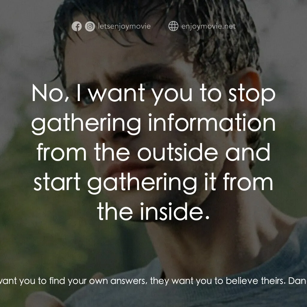深夜加油站遇見蘇格拉底電影對白：Socrates:  Everyone wants to tell you what to do and what's good for you. They do