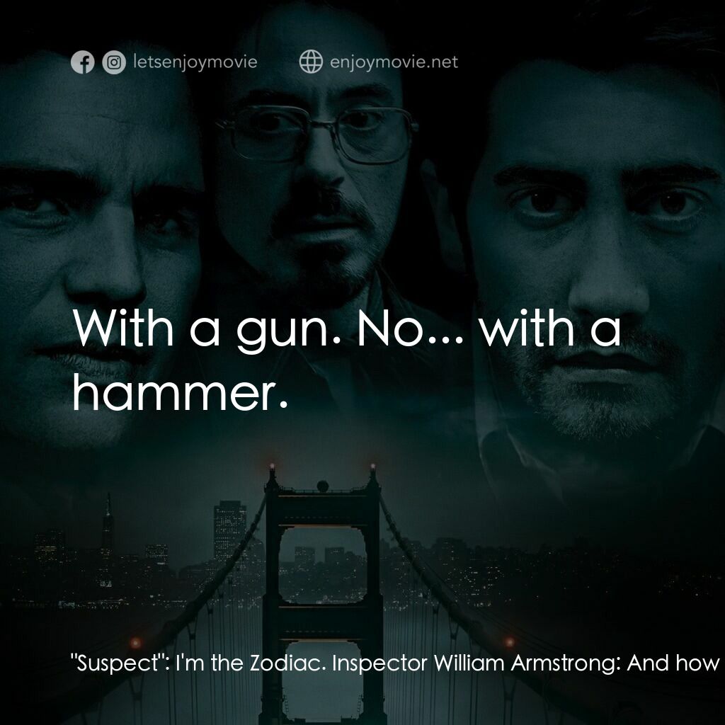 索命黃道帶電影對白：