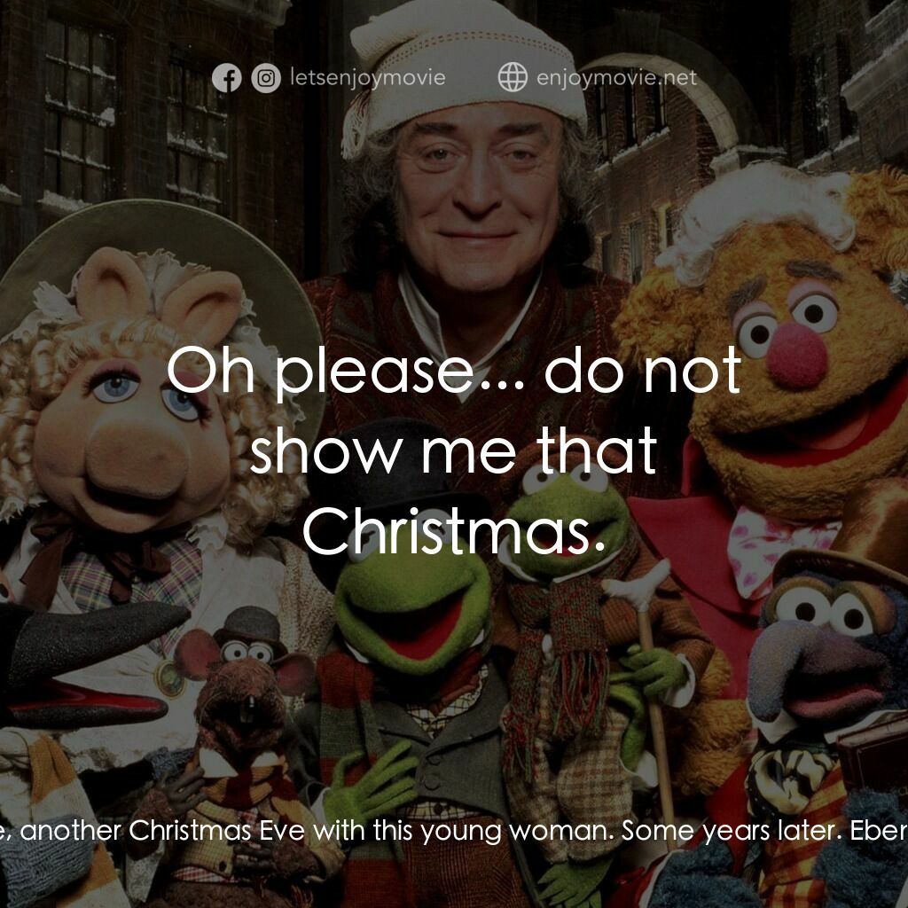 《布公仔聖誕頌》經典台詞：Ghost of Christmas Past:  There was of course, ano ...