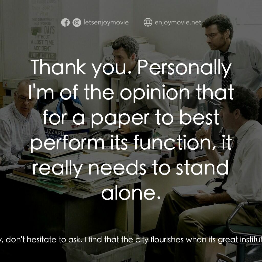 焦點追擊電影對白：Cardinal Law:  If I can be of any help, Marty, don't hesitate to ask. I find that