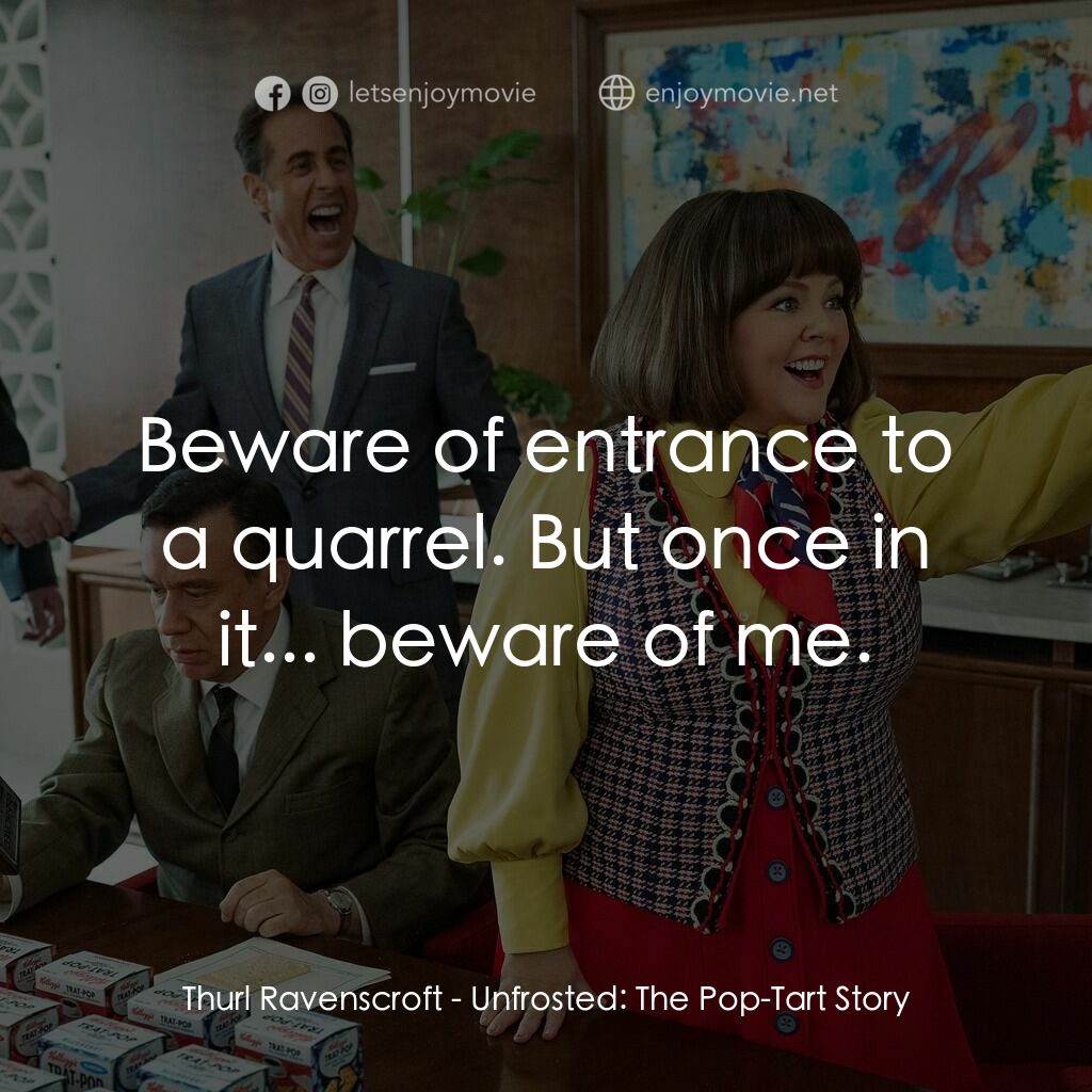 《甜死人大革命》經典台詞：Thurl Ravenscroft:  Beware of entrance to a quarre ...