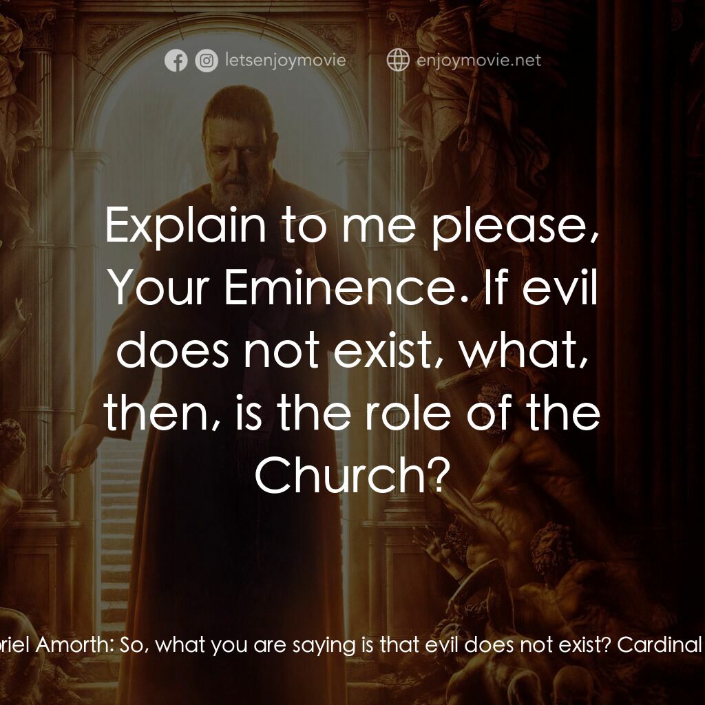 教廷第一驅魔人電影對白：Cardinal Sullivan:  The Congregation for the Doctrine of the Faith has recommende