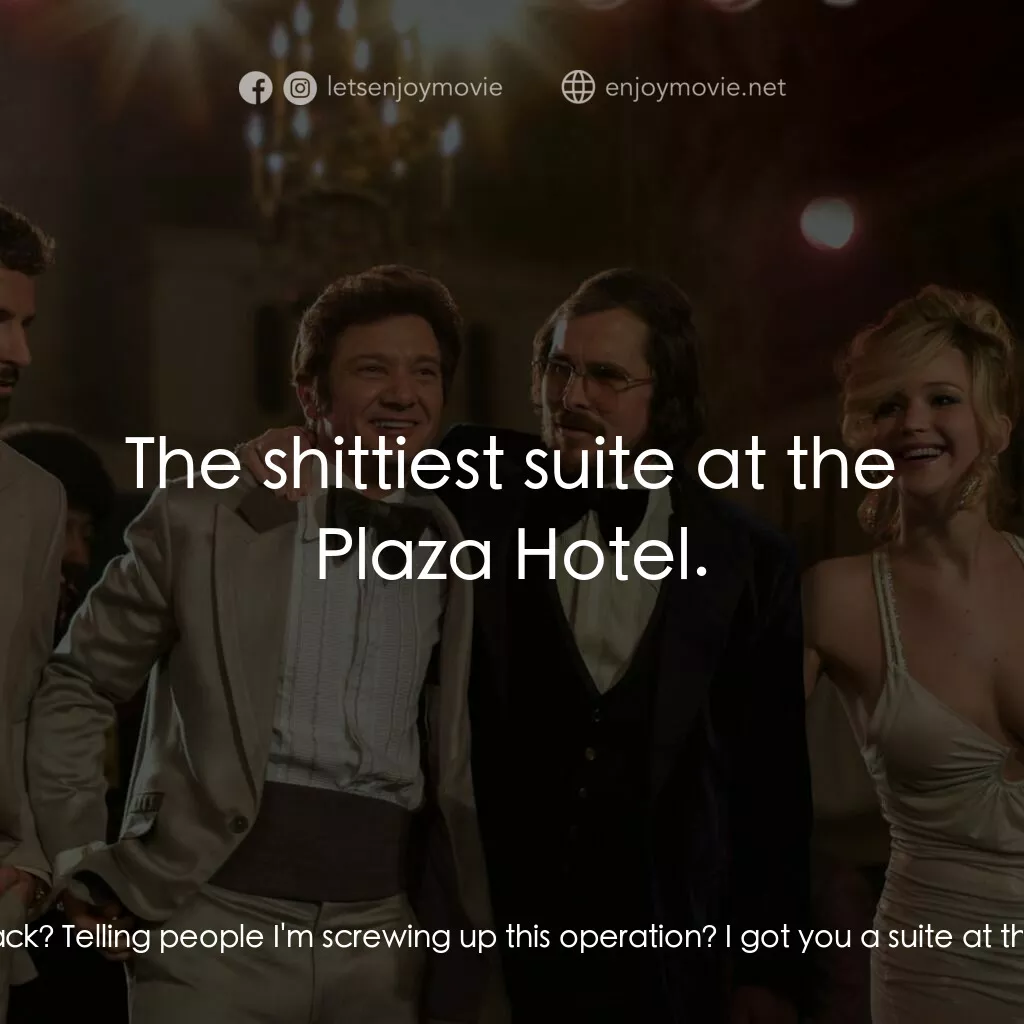 騙海豪情電影對白：Richie DiMaso:  What are you doing, going behind my back? Telling people I'm scre