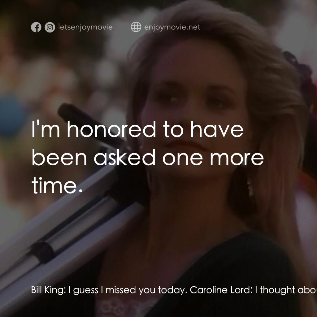 《Palomino》經典台詞：Bill King:  I guess I missed you today. Caroline L ...