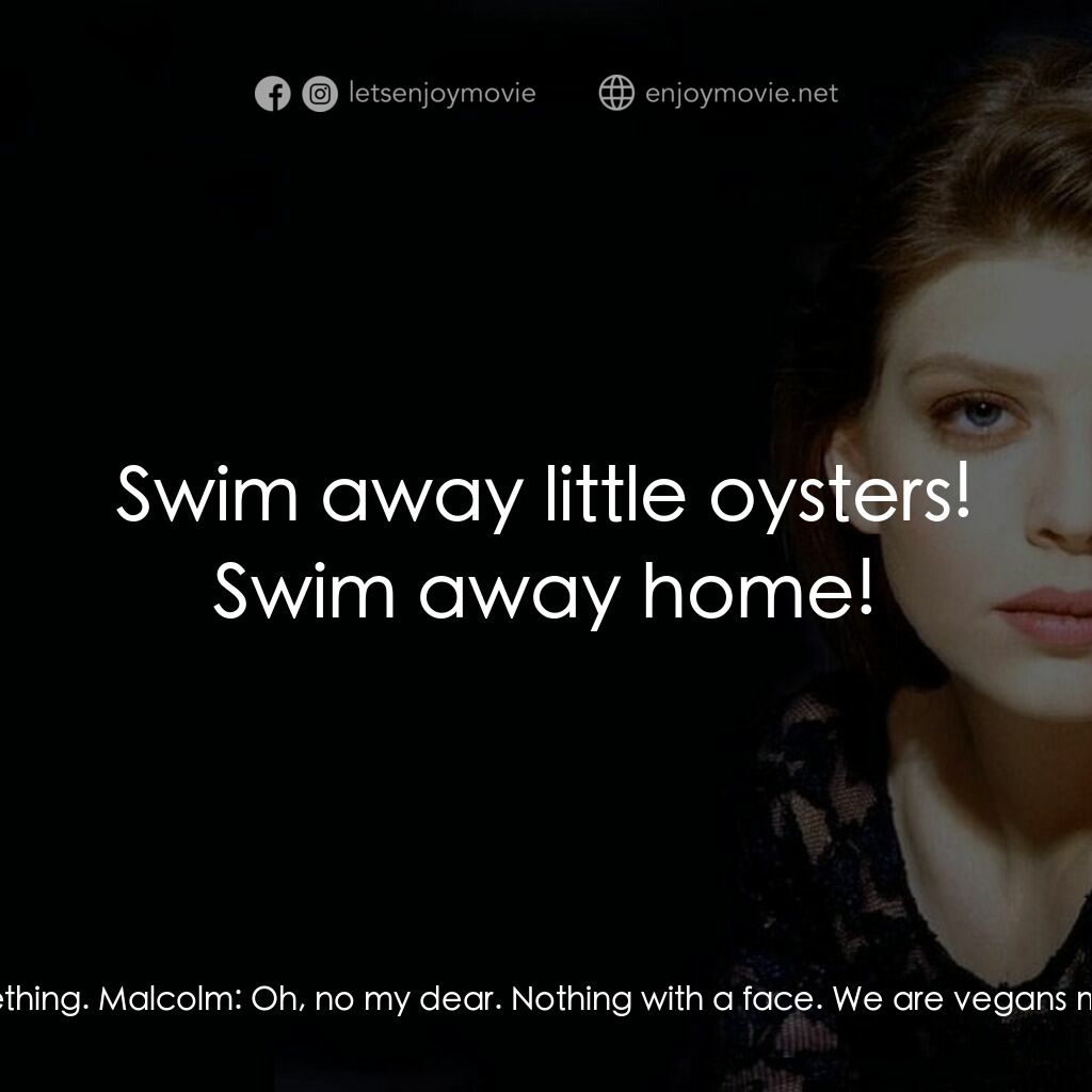 Chance電影對白：Heidi:  Malkie, I have a surprise for you. The guy at the grocery store said that