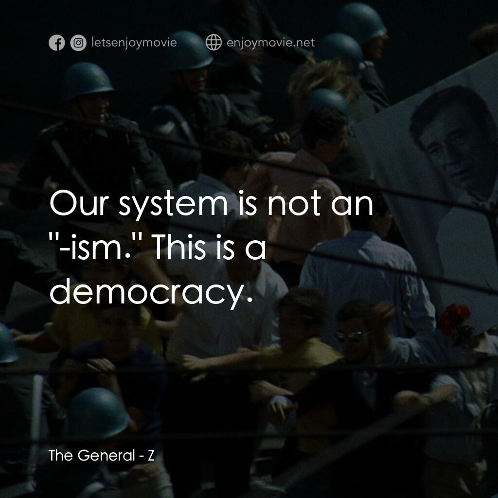 大風暴電影對白：The General:  Our system is not an 