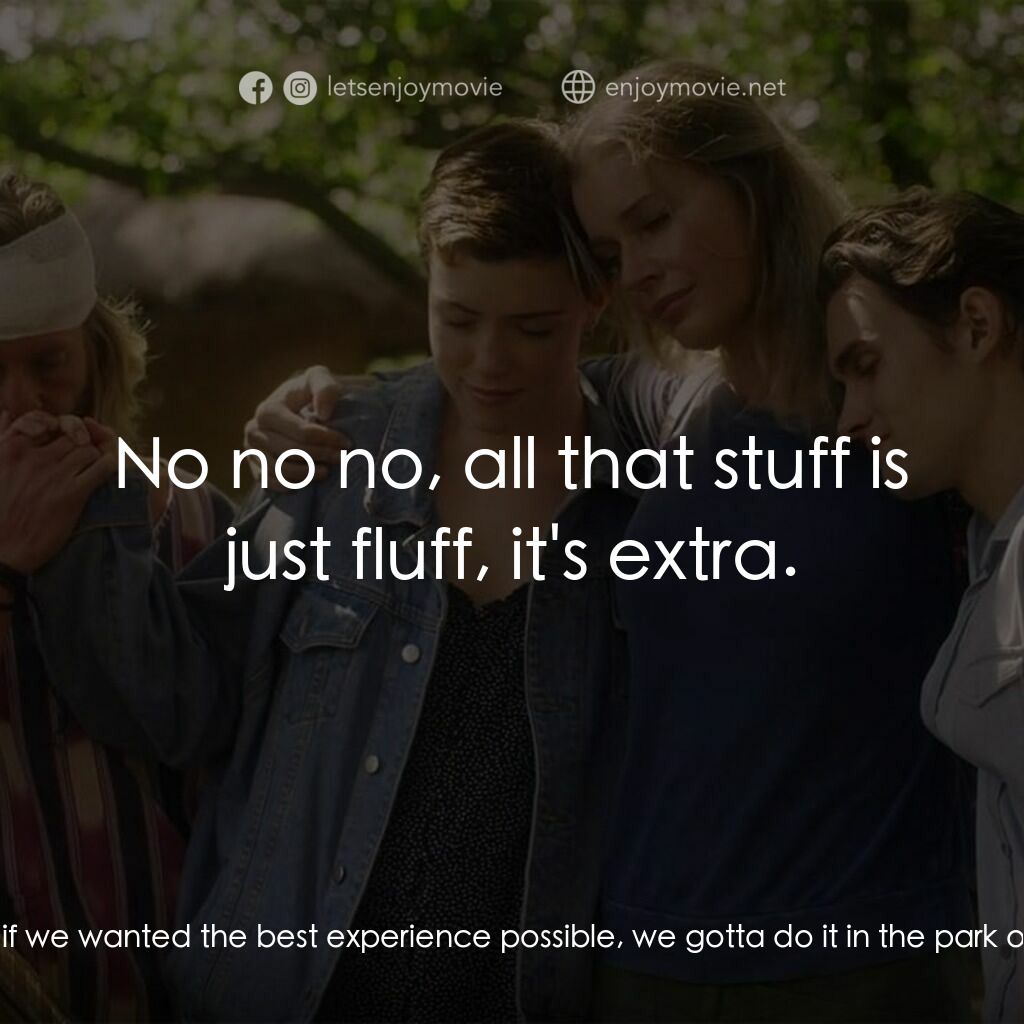 荒野狂屠電影對白：Jack Halsey:  Great news, we get to do our own safari today. Lauren Halsey:  What