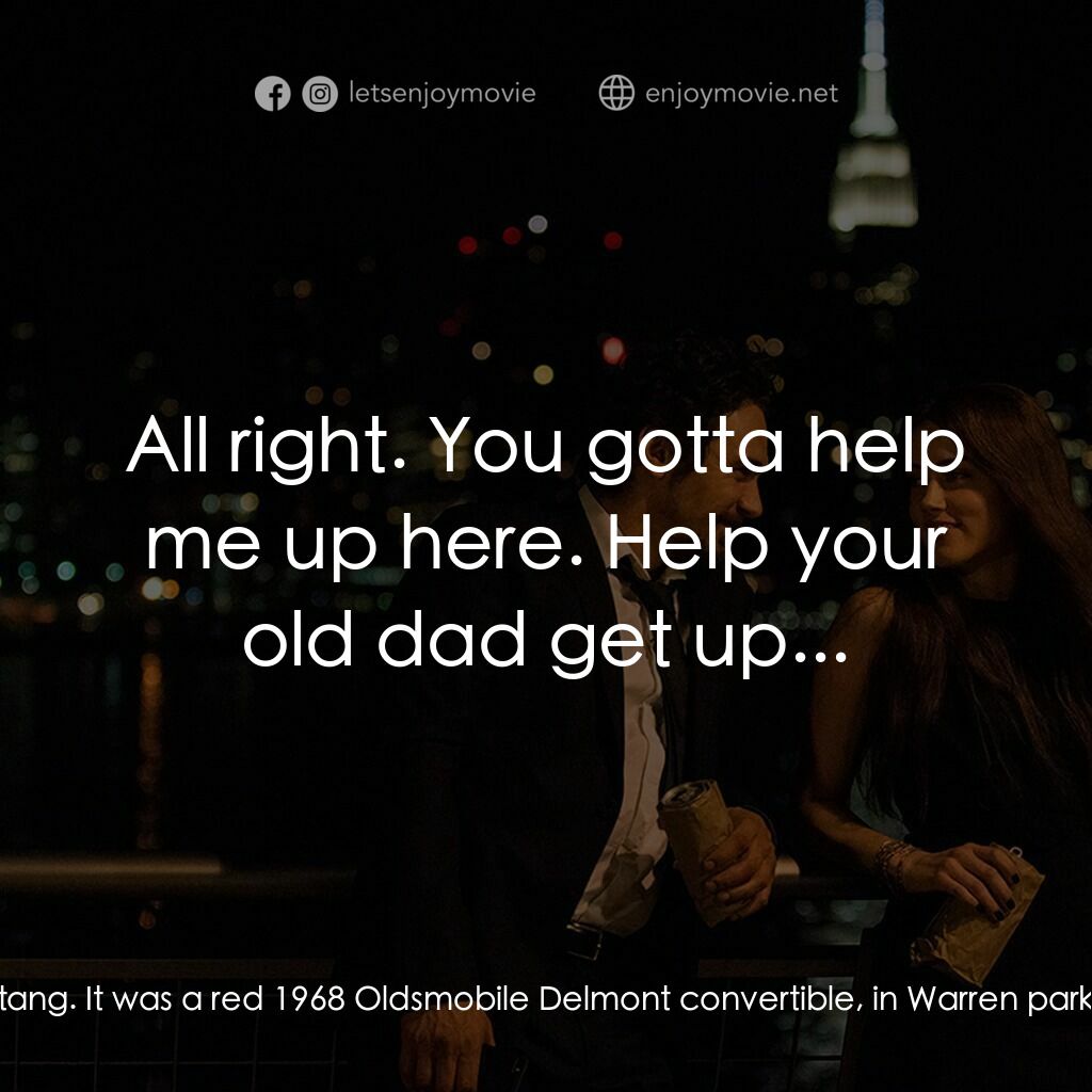 《記憶迷局》經典台詞：Stephen Elliott:  You remember when you taught me  ...