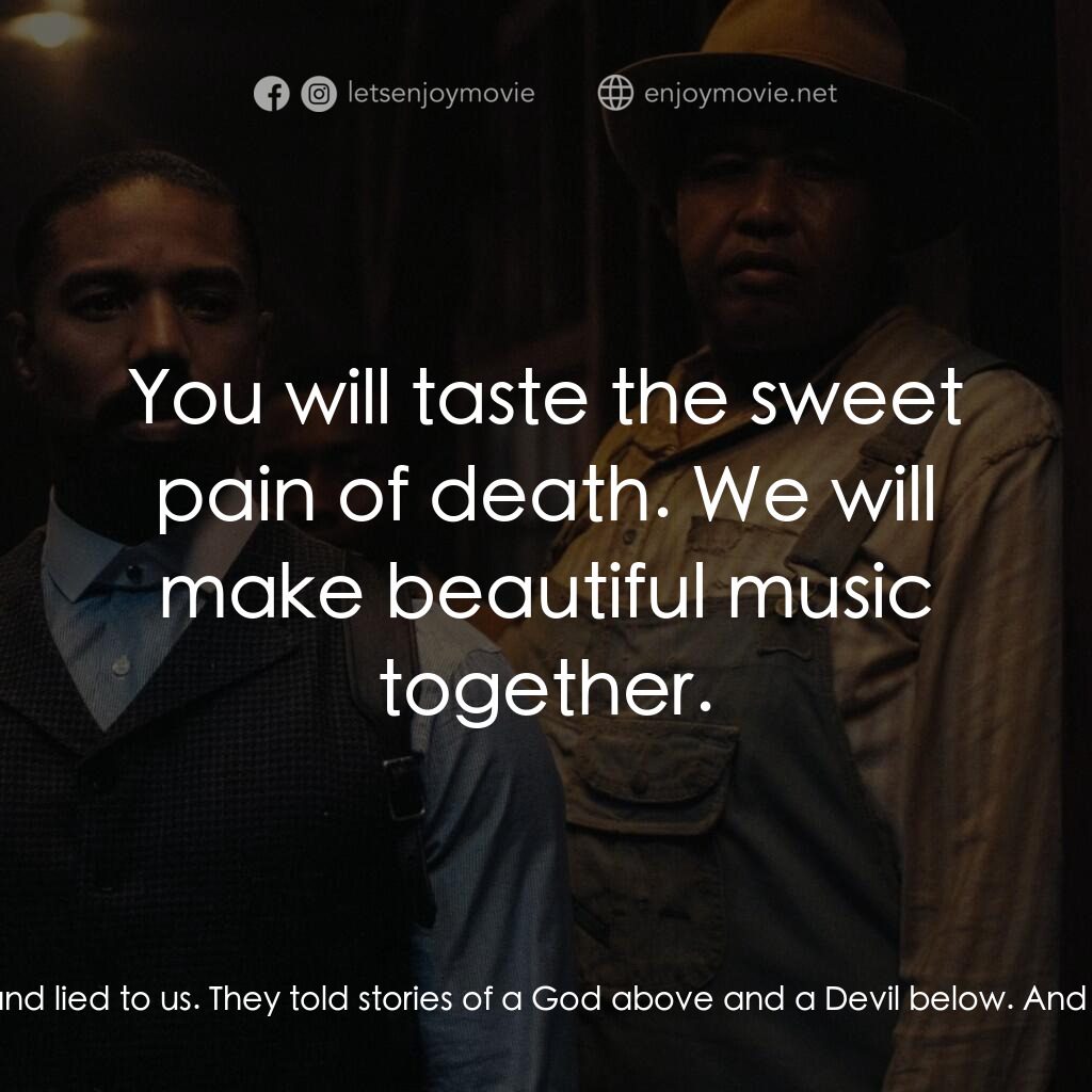 罪人們電影對白：Remmick:  Long ago... the men who stole my father's land forced these words upon 