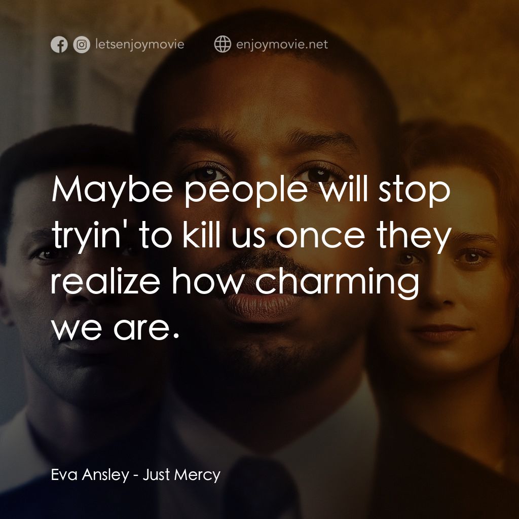 《不完美的正義》經典台詞：Eva Ansley: Maybe people will stop tryin' to k ...