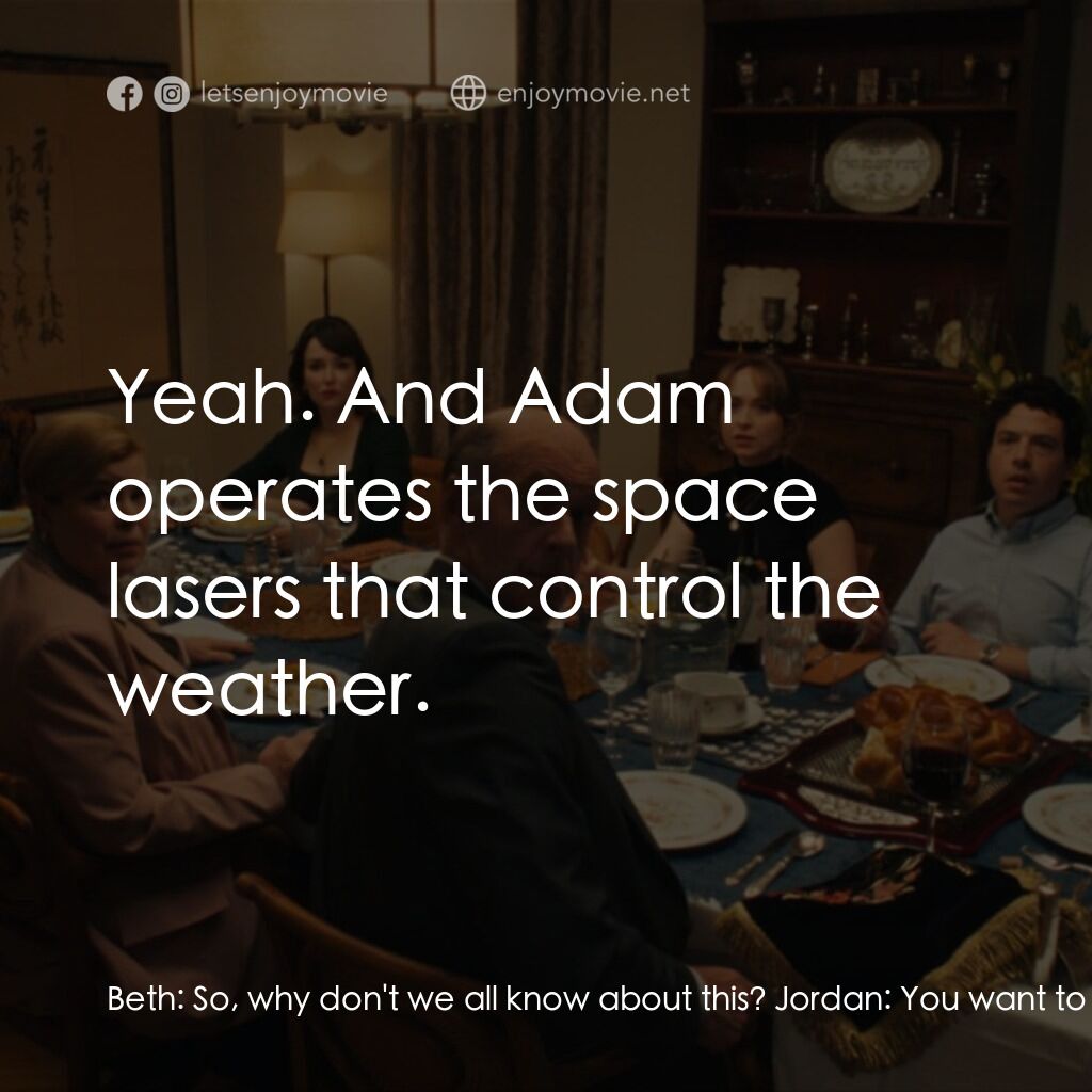 《巴特沙博斯》經典台詞：Beth:  So, why don't we all know about this? J ...