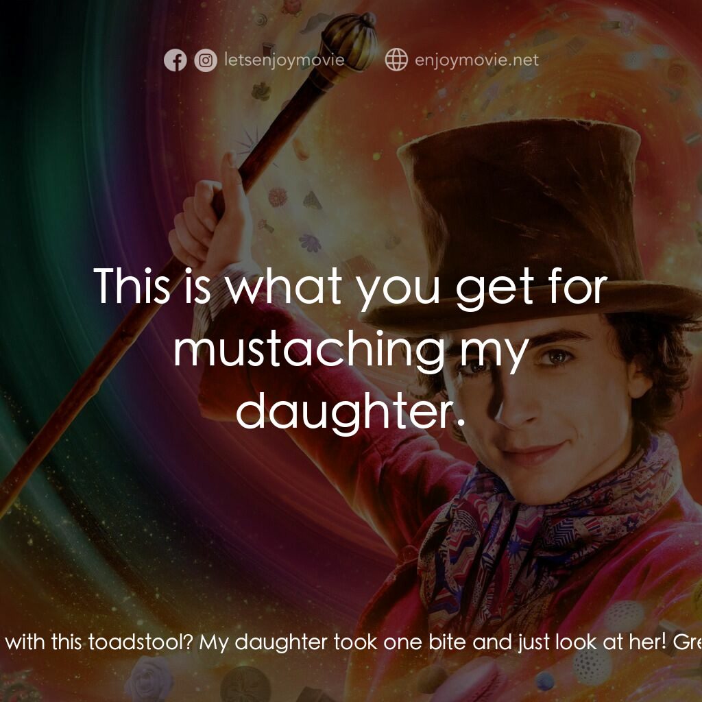 旺卡電影對白：Sceptical Old Man:  Uh, Mr. Wonka? Willy Wonka:  Yes? Sceptical Old Man:  What's 