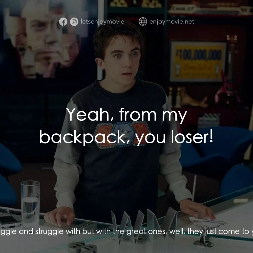 大謊言家電影對白：Marty Wolf:  Some ideas you struggle and struggle with but with the great ones, w